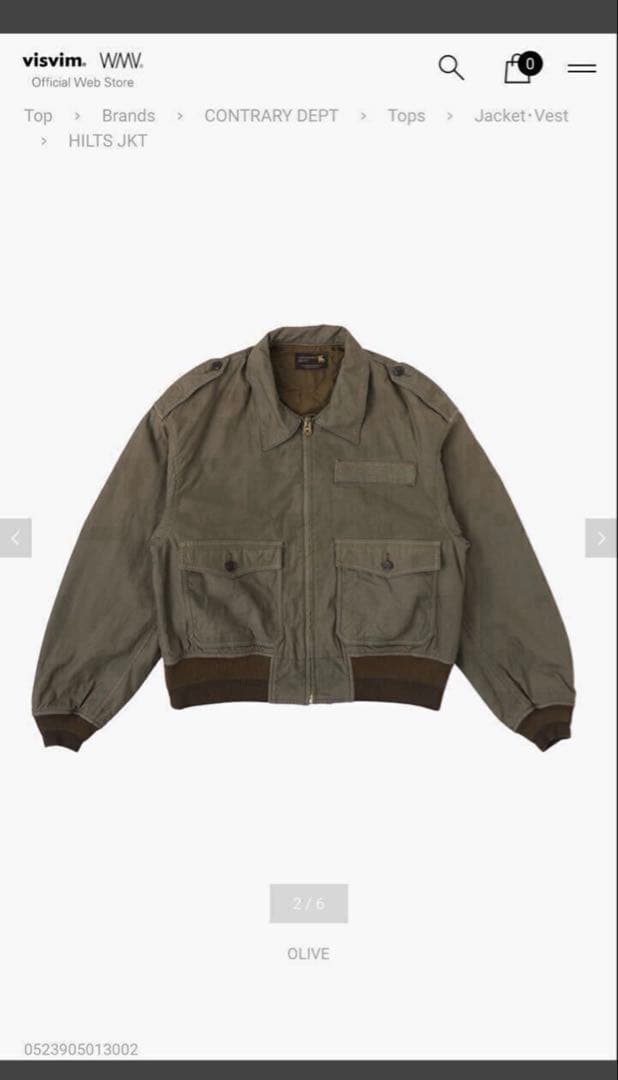 ジャケット・アウター visvim Contrary Dept HILTS JKT SIZE 4