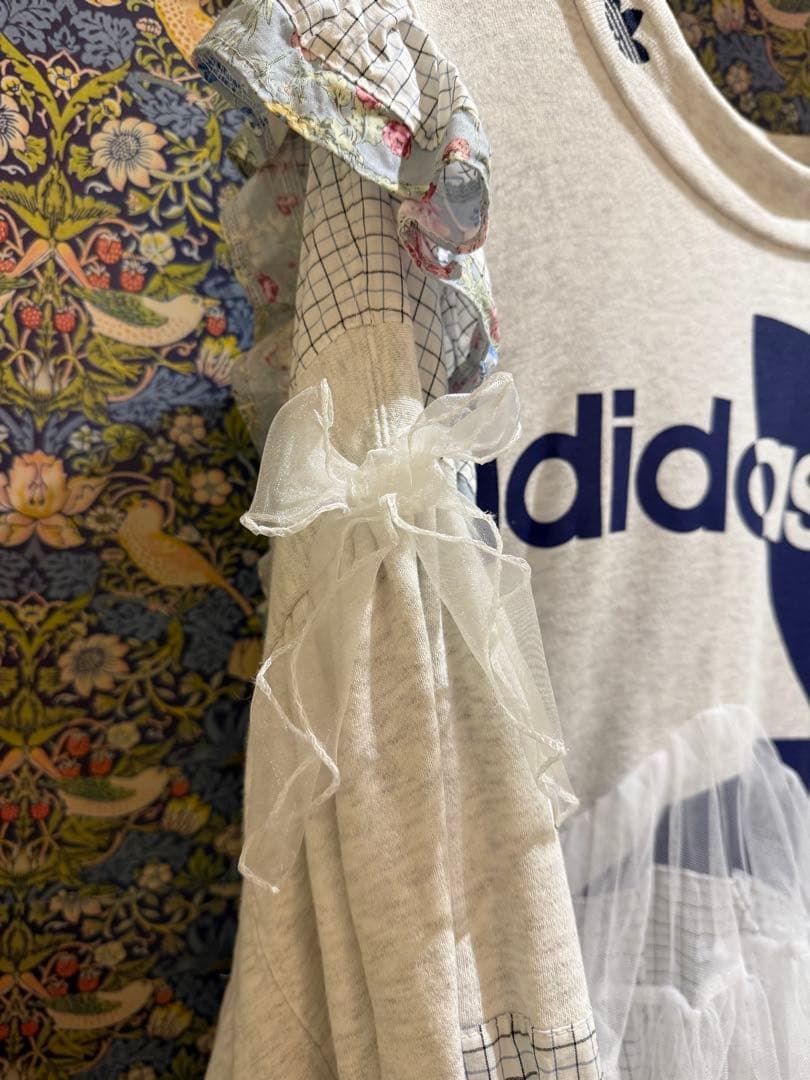 Meili by DOREMI adidas リメイク ワンピース ヘッドドレス