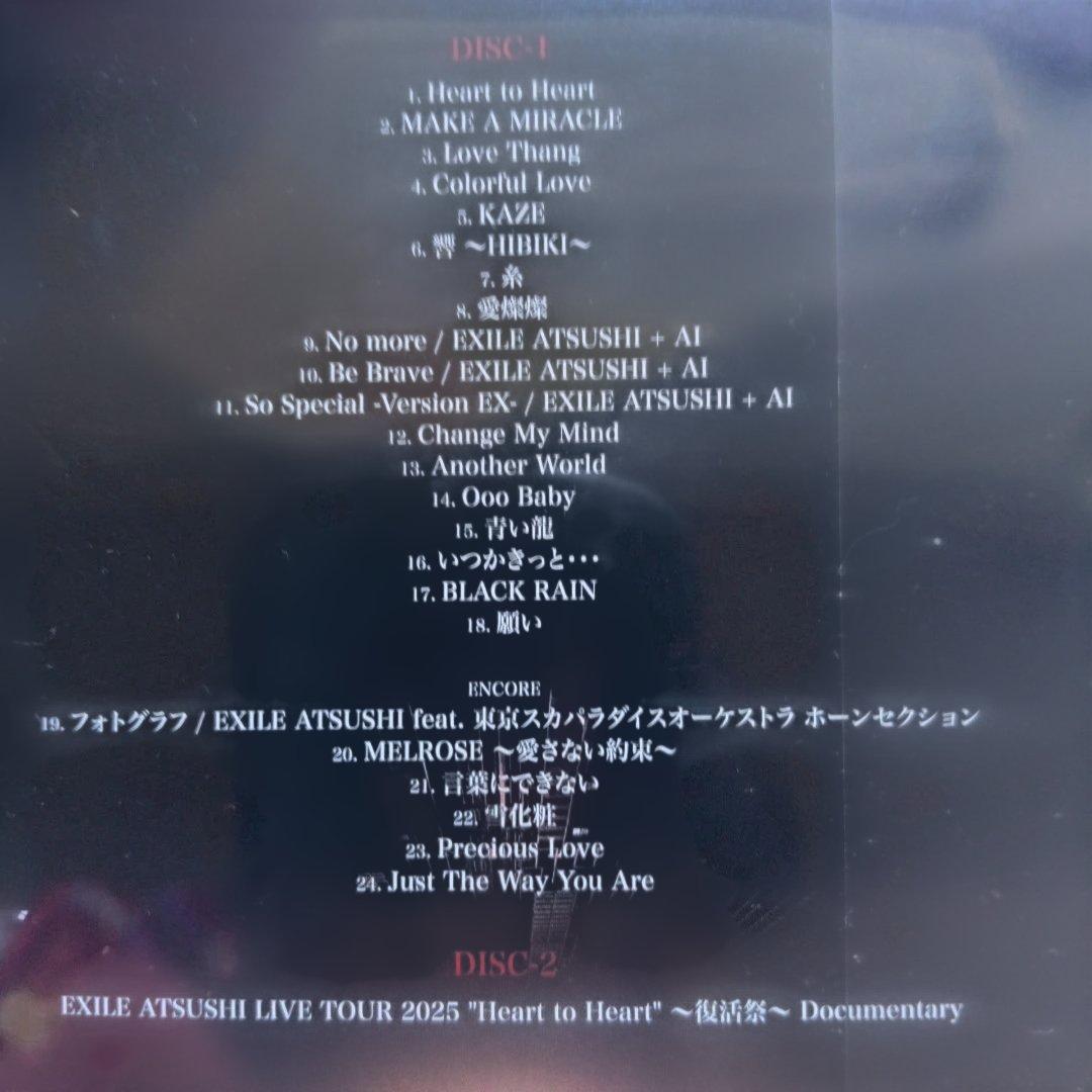 ミュージック EXILE ATSUSHI Heart to Heart 2DVD