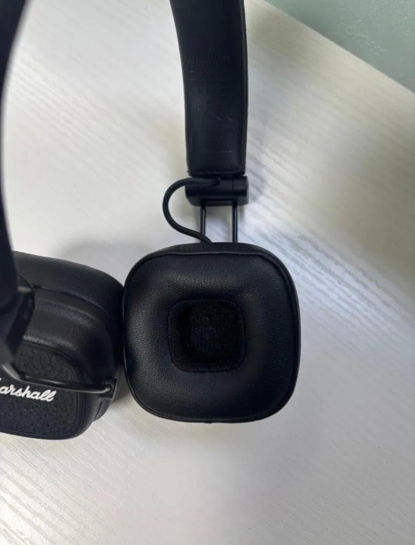 超美品 Marshall MAJOR V ブラック ワイヤレスヘッドホン_26