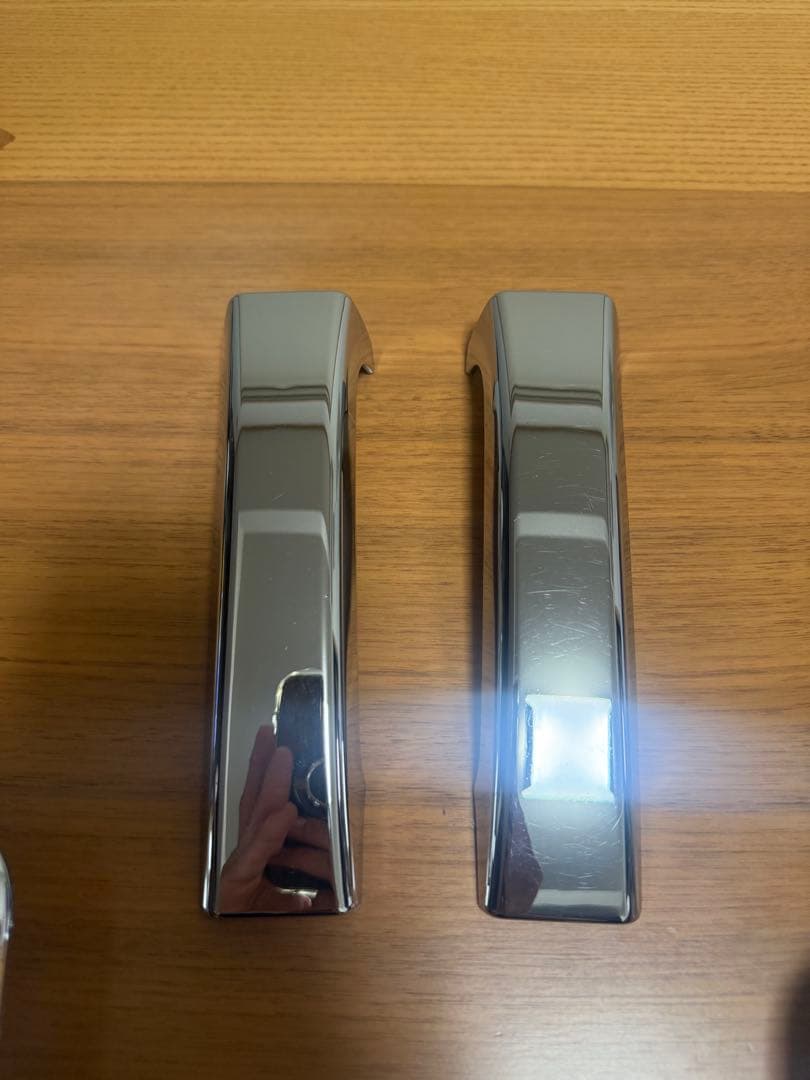ファイブスターギガ ドアハンドル グリップ カバー 左右セット純正メッキ！