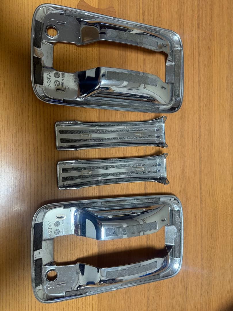 ファイブスターギガ ドアハンドル グリップ カバー 左右セット純正メッキ！