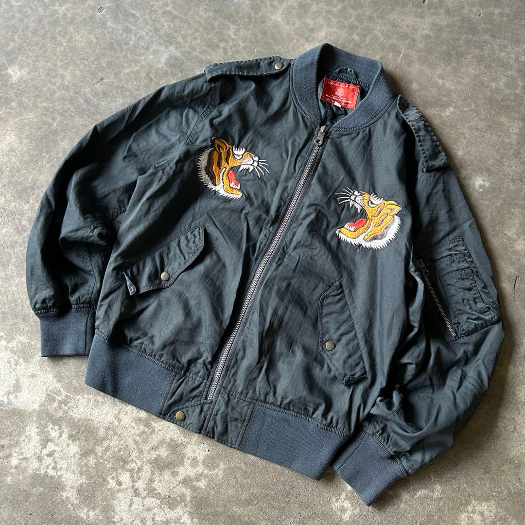 AVIREX（アヴィレックス）L2フライトジャケット　ベトジャン　刺繍　アメカジ