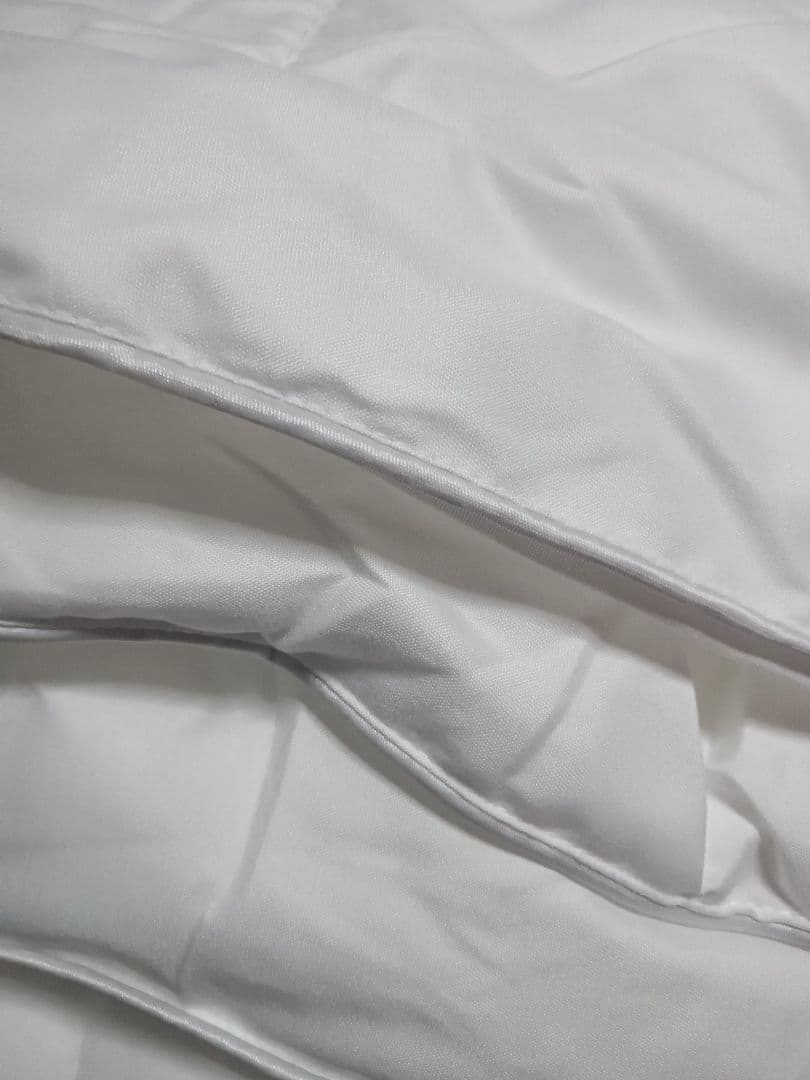 ホワイトキルティングポーランド產甲州羽毛掛け布団 シングルサイズ150×200