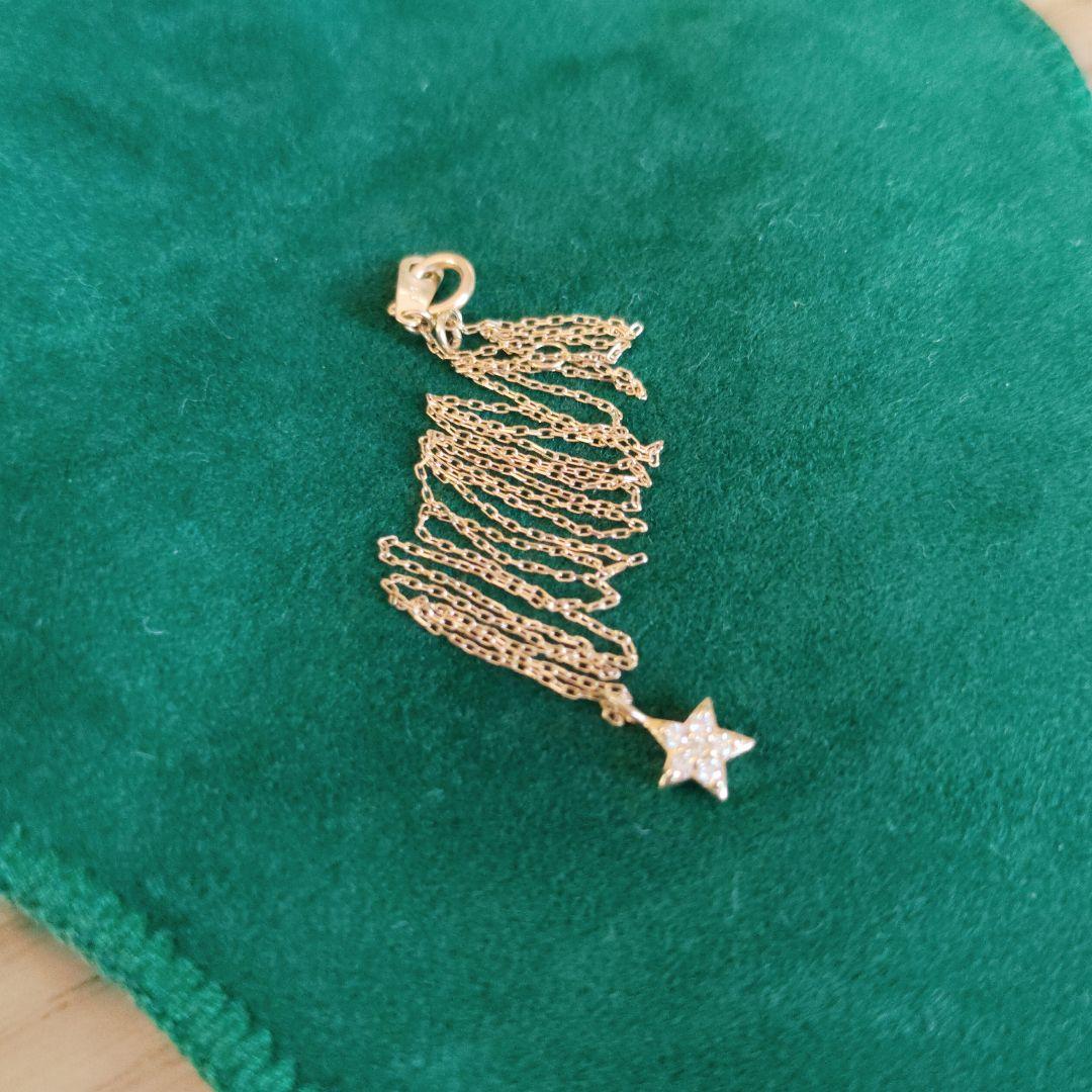 k18星ネックレス