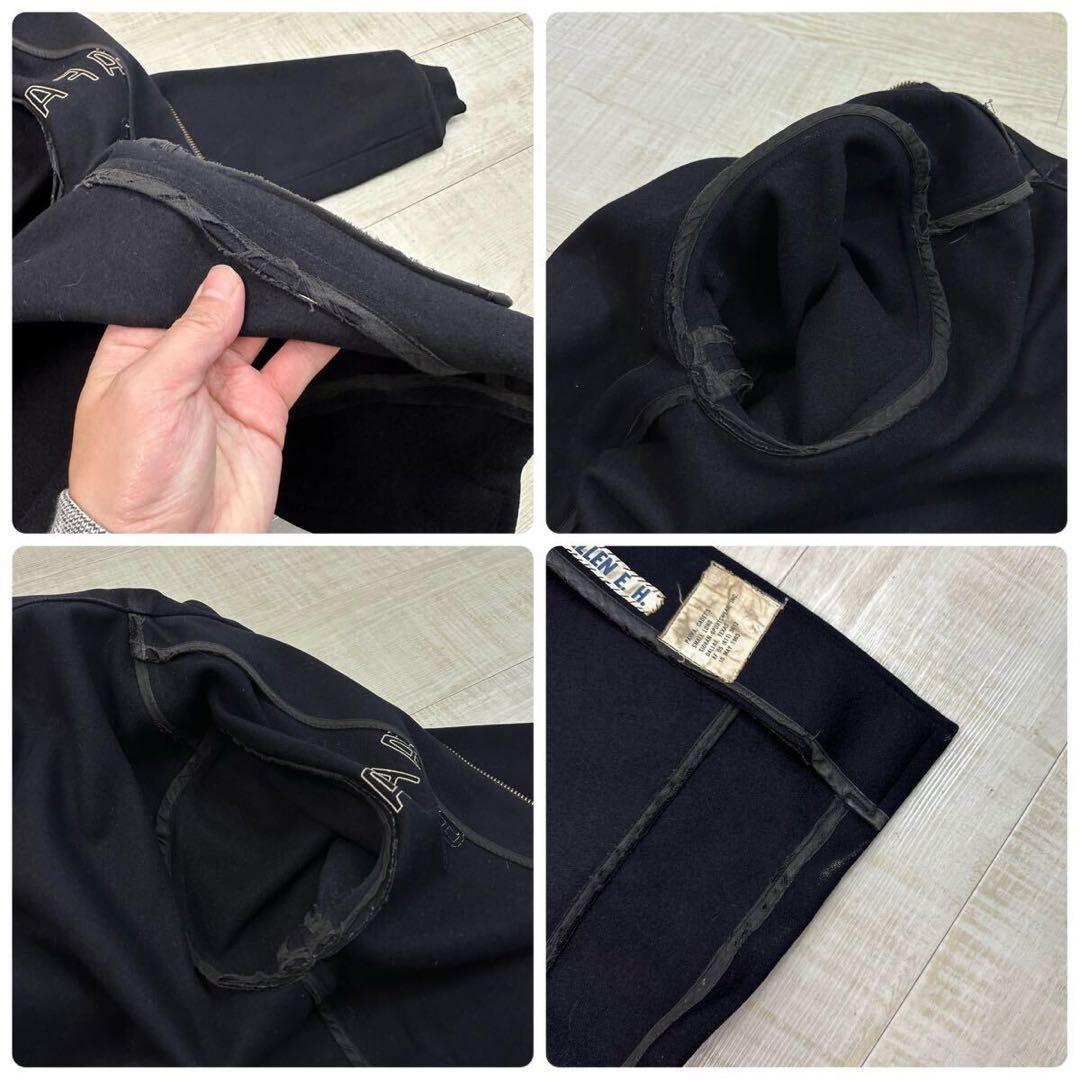 60s 良品 USAFA 米軍 メルトン カデット コート フードジッパー