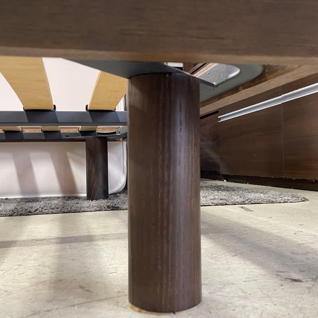 【無印良品】MUJI マットレス　ベッド　セミダブル　フレーム付き　足付き