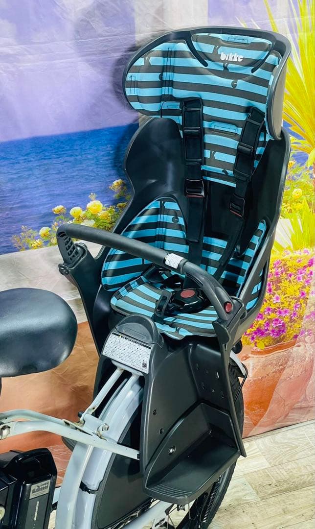 超特価BIKKE ビッケ12AH⭐️ブリヂストン子供乗せ電動アシスト自転Y3289