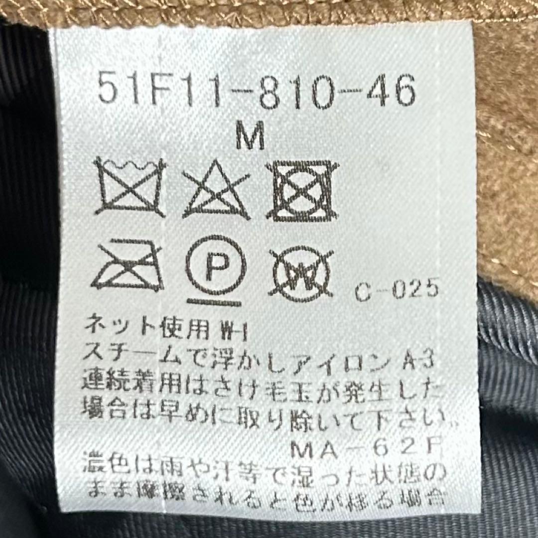 【極美品】ブラックレーベルクレストブリッジ/ダブルブレストメルトンウールコート