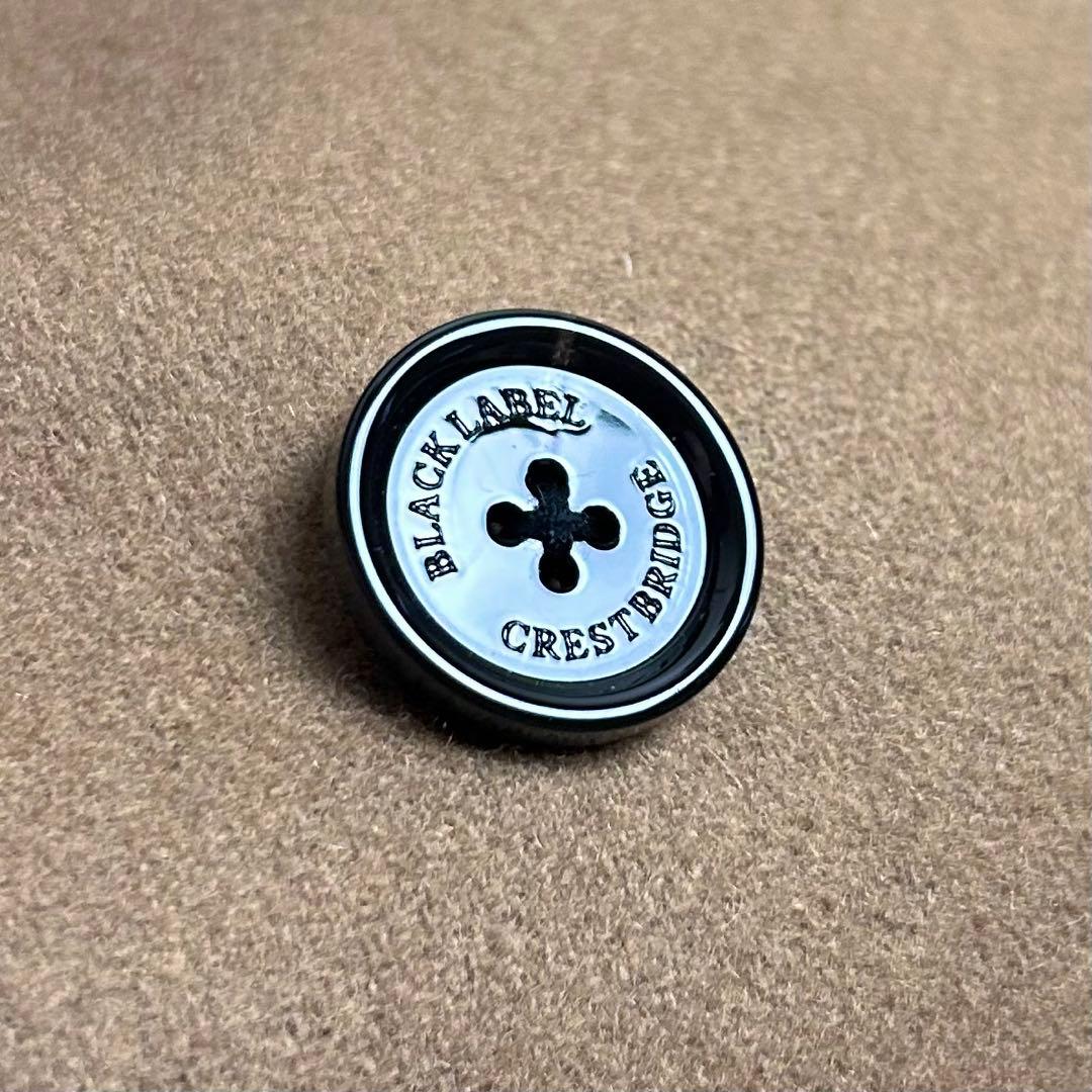 【極美品】ブラックレーベルクレストブリッジ/ダブルブレストメルトンウールコート