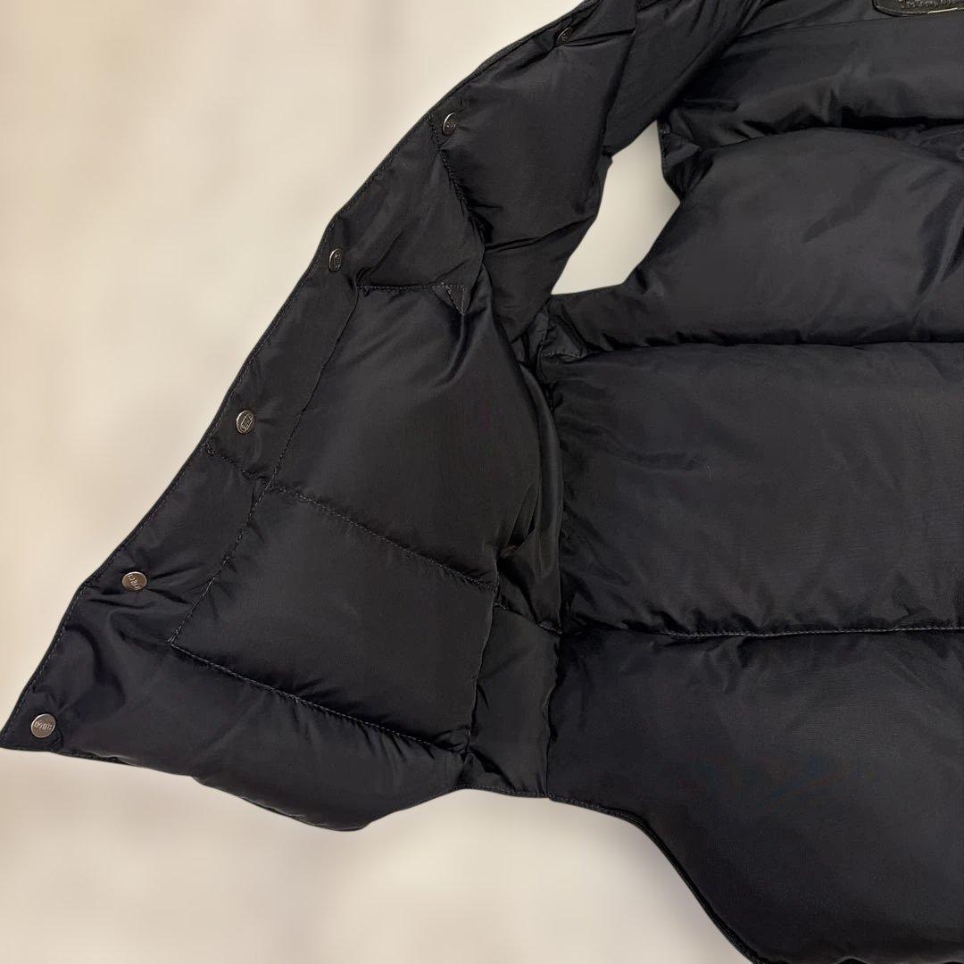 ロッキーマウンテンフェザーベッド ダウンベスト レザー　ブラック 38