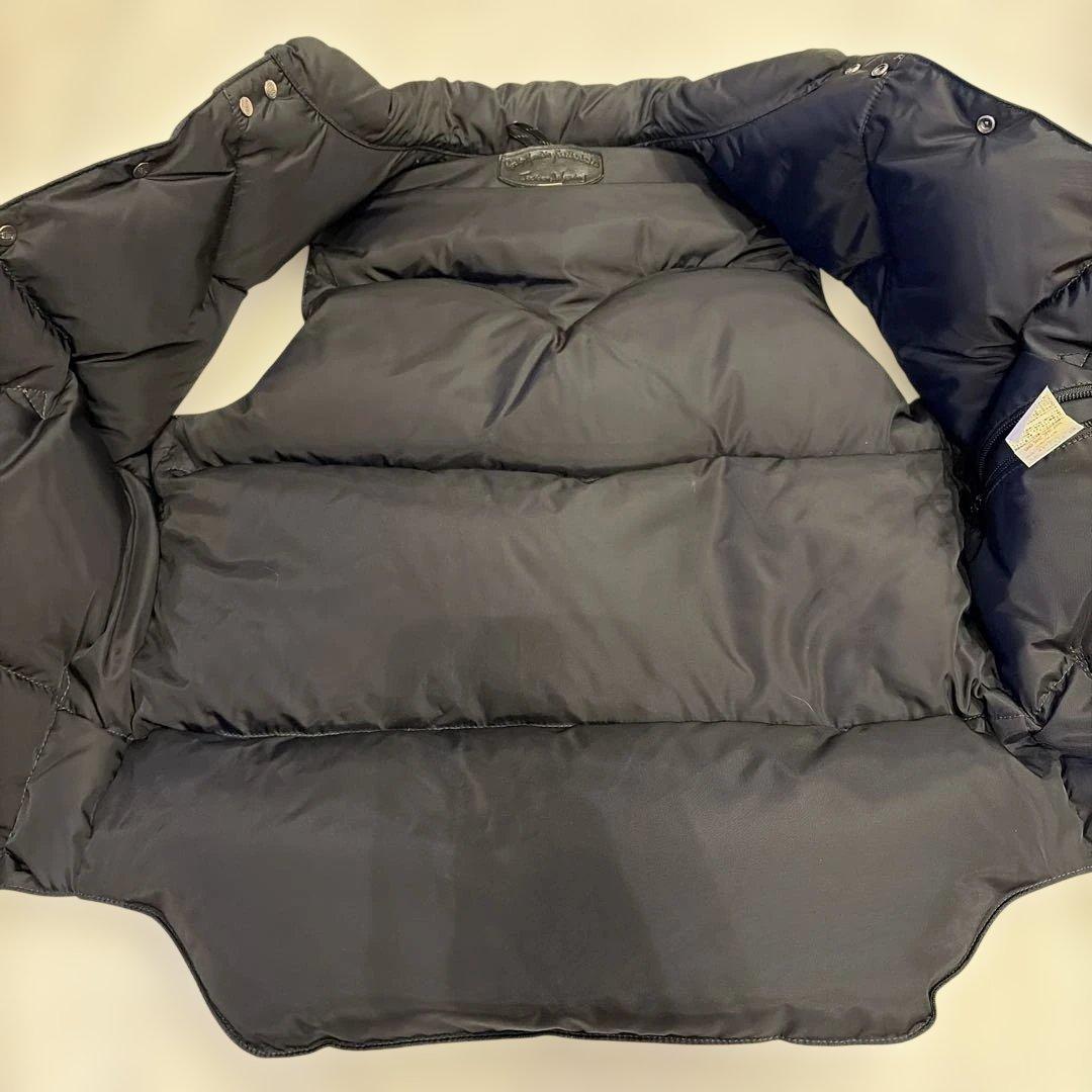 ロッキーマウンテンフェザーベッド ダウンベスト レザー　ブラック 38