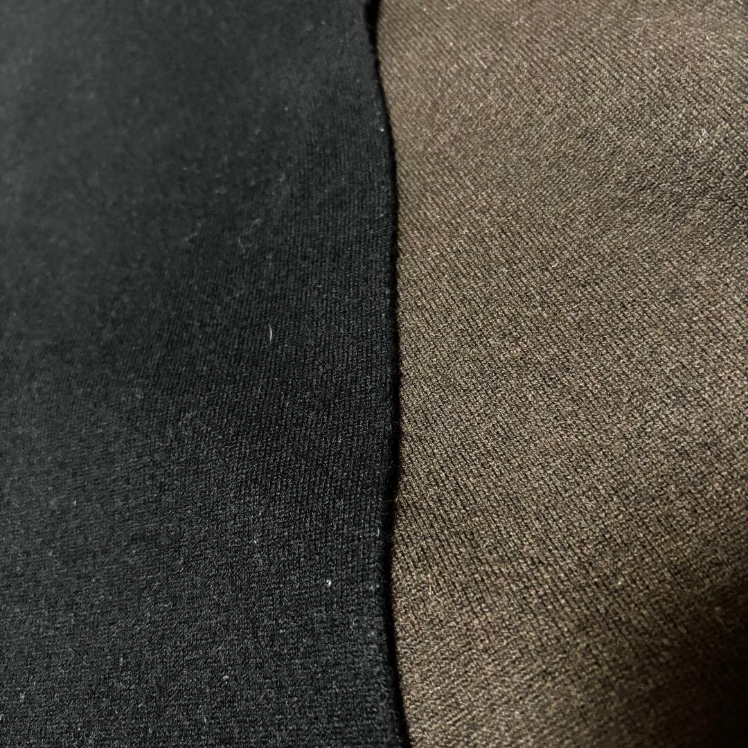 JIL SANDER リバーシブルマフラー ネイビー/ブラウン