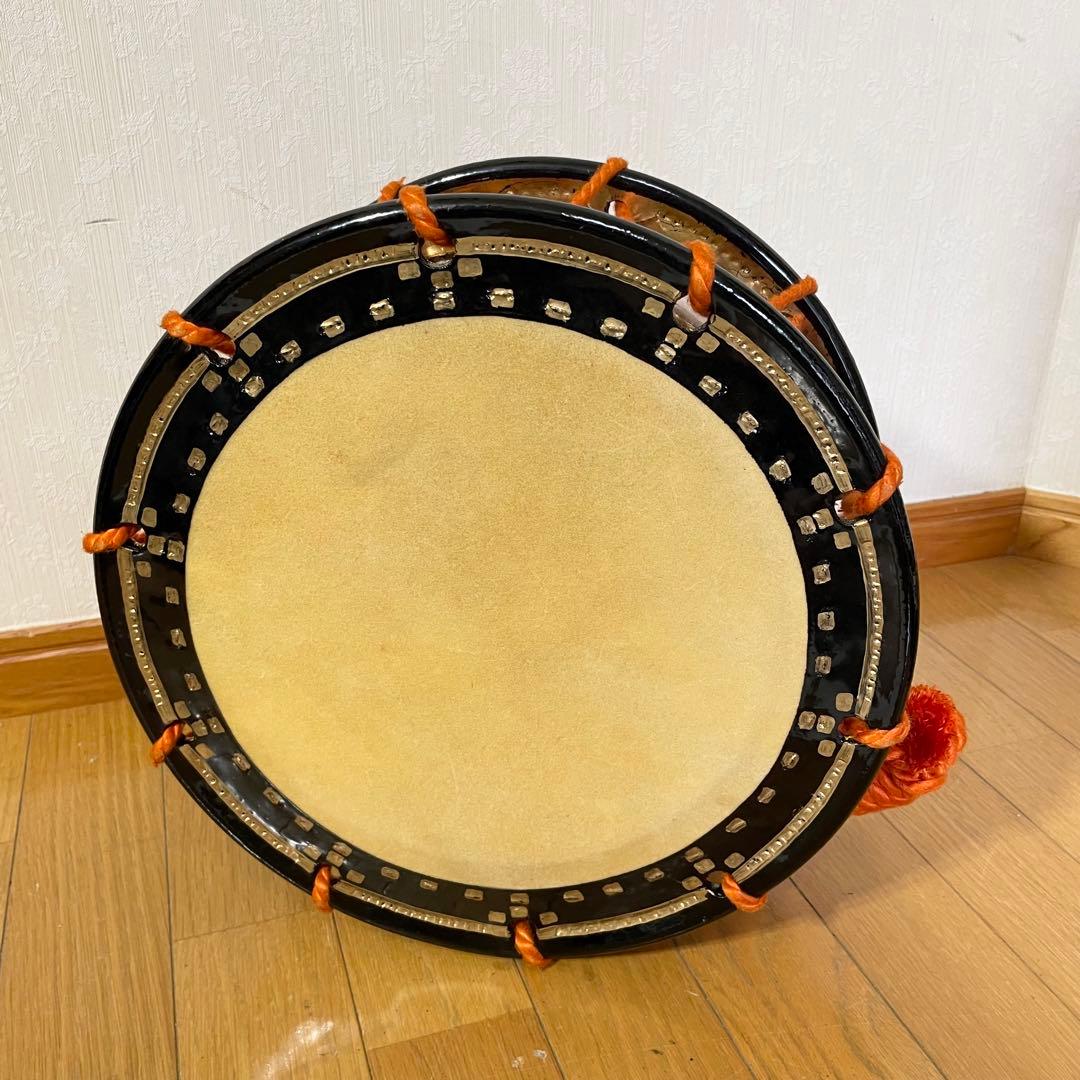 和太鼓 締め太鼓 ソフトケース付き 直径34.5cm 高さ16.5㎝