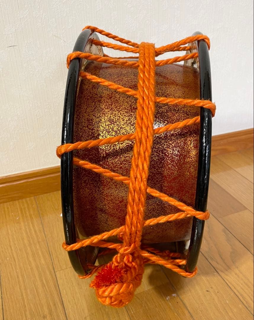 和太鼓 締め太鼓 ソフトケース付き 直径34.5cm 高さ16.5㎝