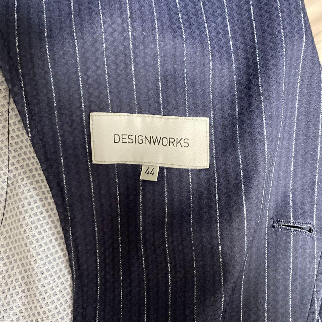 DESIGNWORKS メッシュセットアップ　ネイビー44