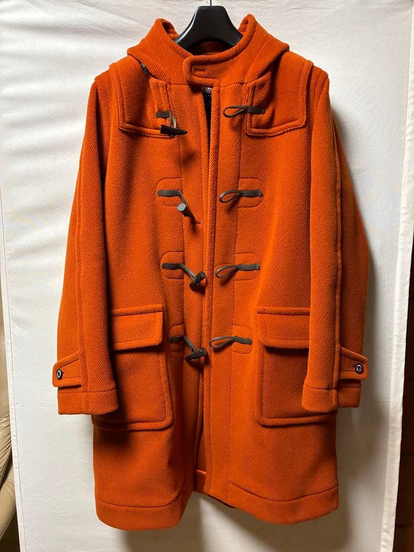 インバーティア ダッフルコート オレンジ