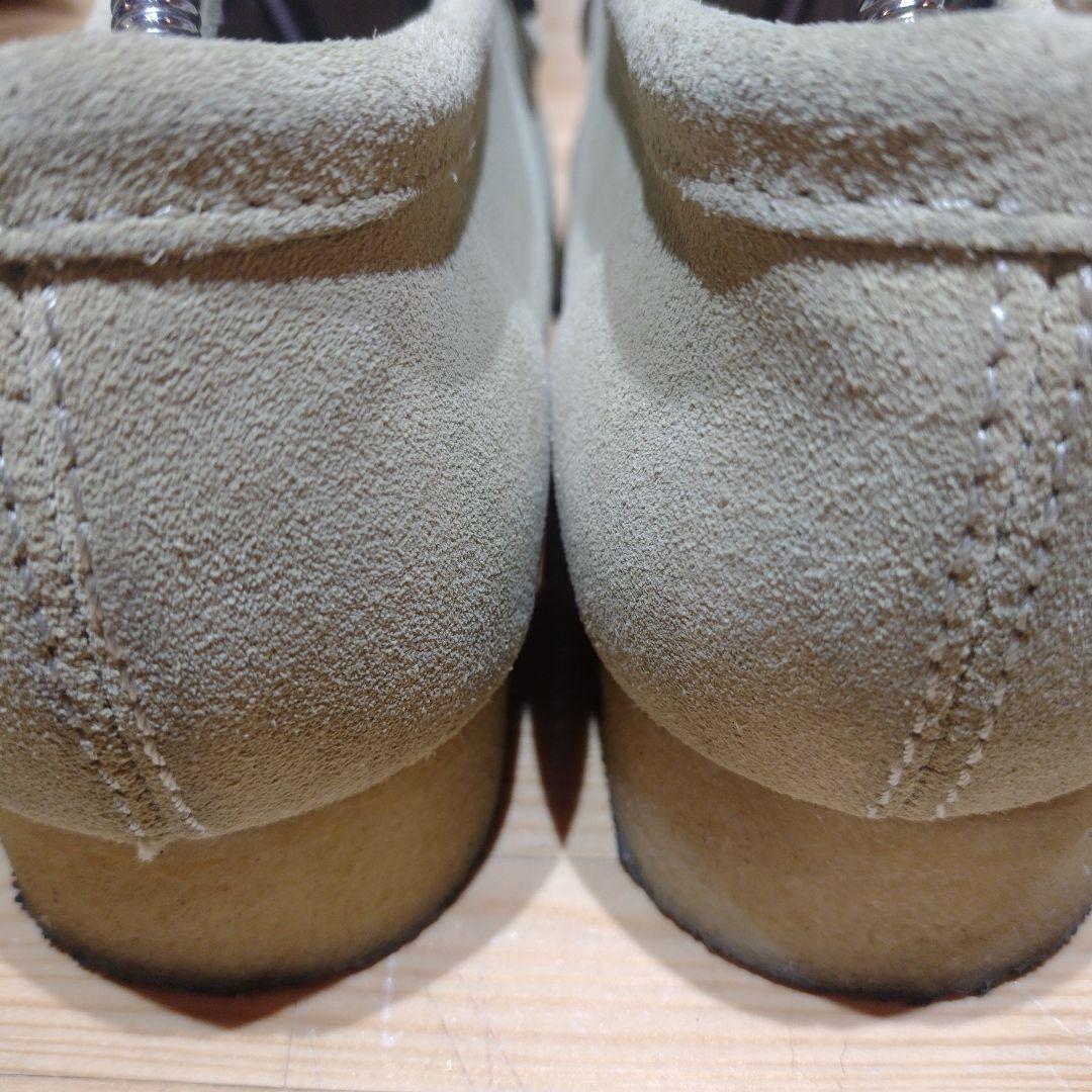 クラークスオリジナルス ワラビー スエード ベージュ 25.5センチ