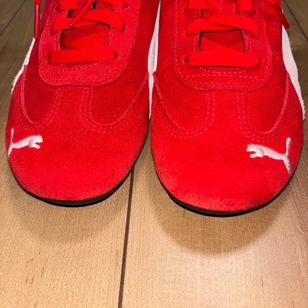 PUMA スピードキャット　スニーカー レッド　24.5 赤