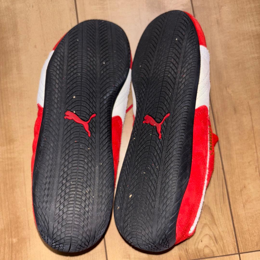 PUMA スピードキャット　スニーカー レッド　24.5 赤