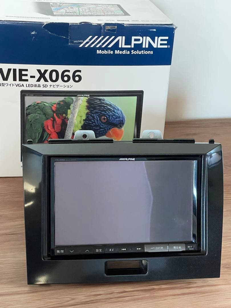 アルパイン VIE-X066 ワゴンR MH23S専用インパネ＆配線など