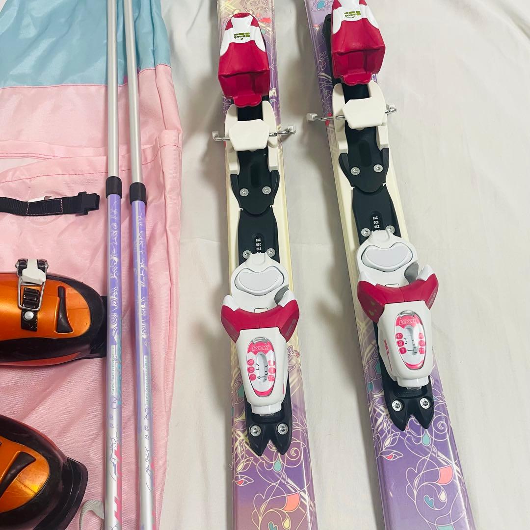 HART ROCKER ハート ロッカー130cm スキー ブーツ ストック付き