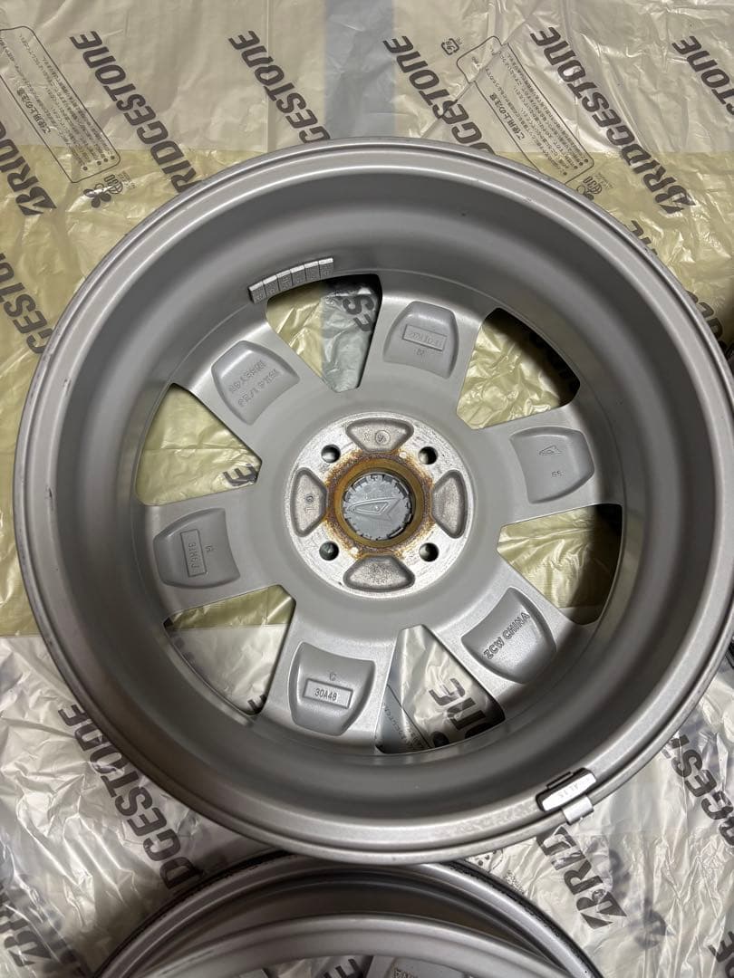 クリサ様用①【美品】ダイハツタフト 15インチ純正アルミホイール4本セット