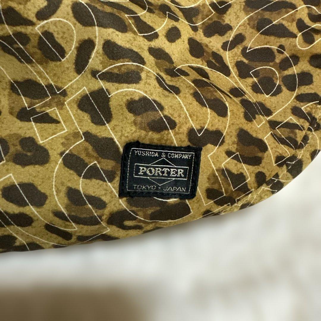 【PORTER×X-girl】別注メッセンジャーバッグ レオパード