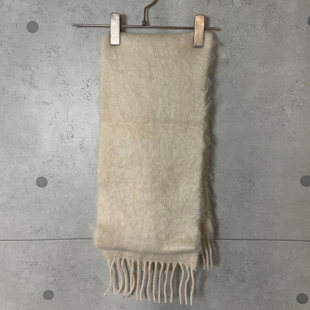 ［極美品］ロエベ　LOEWE アナグラム　モヘヤ　　ウール　ナイロン　マフラー