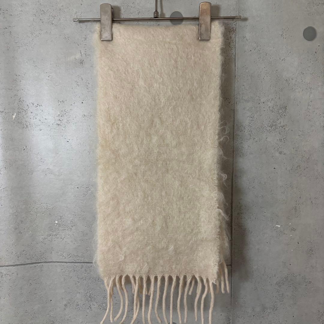 ［極美品］ロエベ　LOEWE アナグラム　モヘヤ　　ウール　ナイロン　マフラー