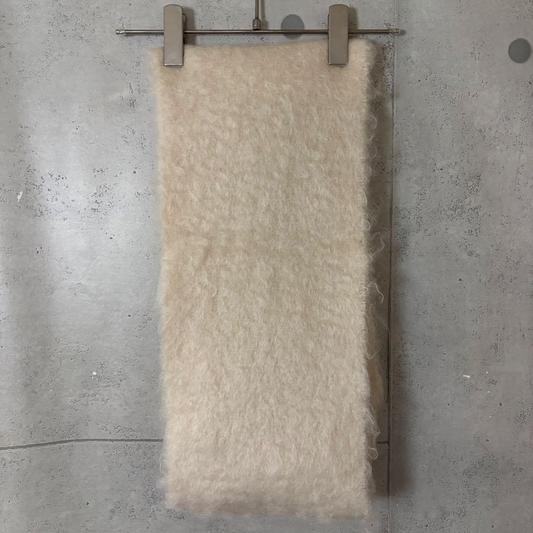 ［極美品］ロエベ　LOEWE アナグラム　モヘヤ　　ウール　ナイロン　マフラー