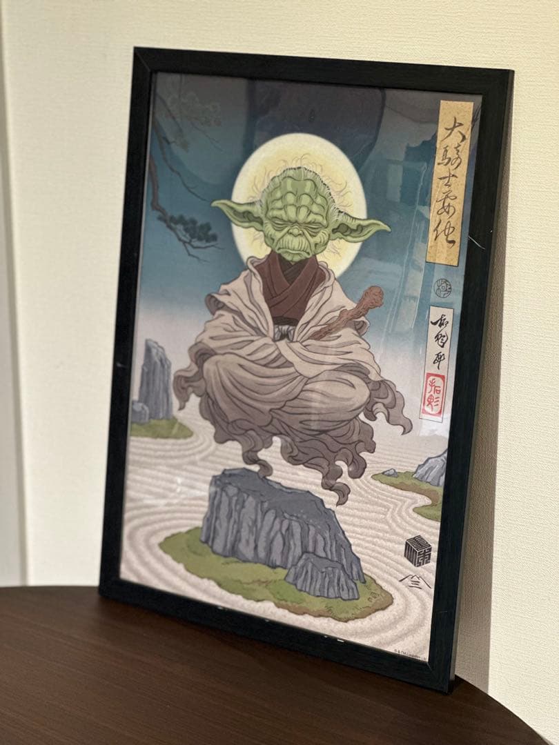 スターウォーズセレブレーション　バッジアートポスター　ヨーダ