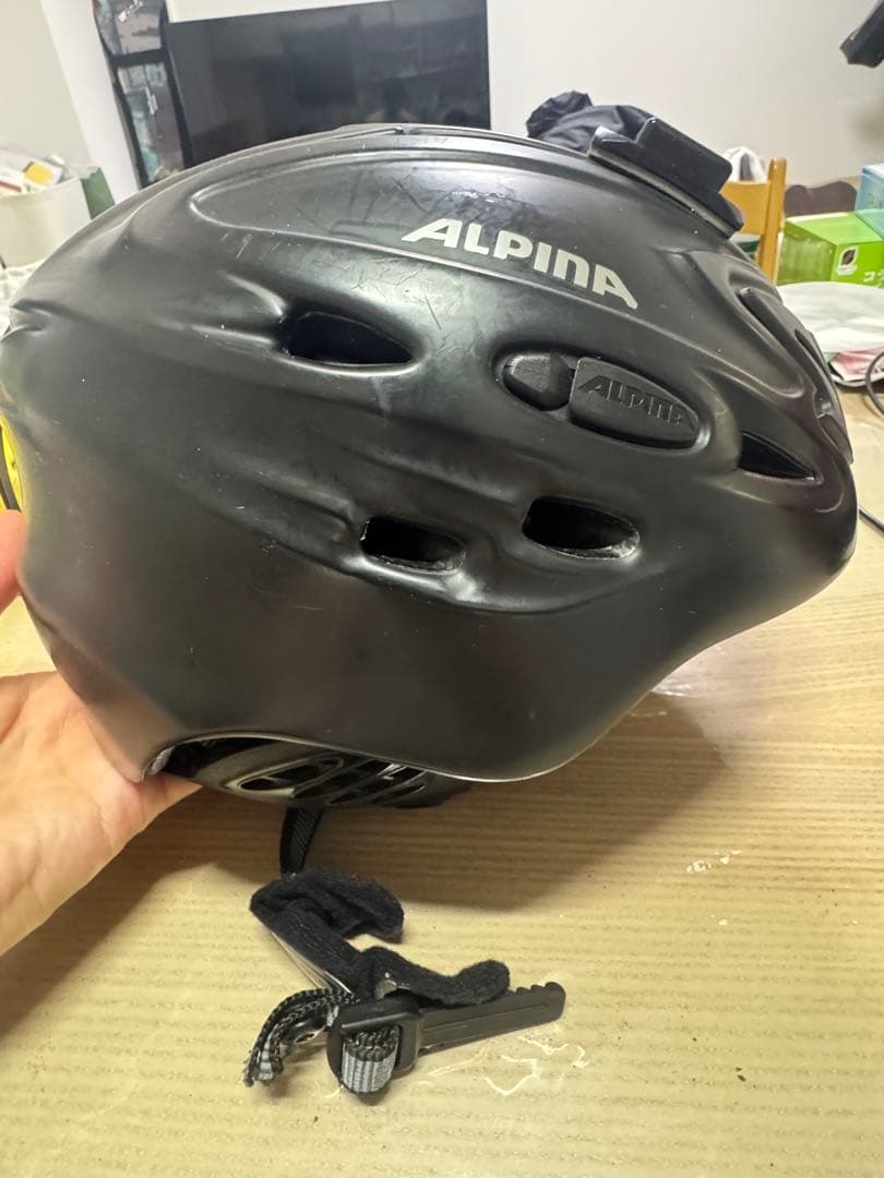 ALPINA スキー・スノーボードヘルメット SCAR ブラック