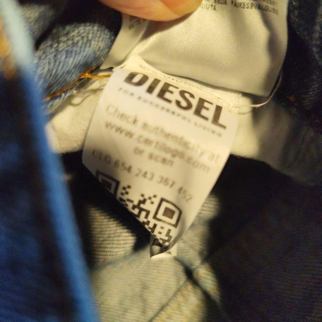 DIESEL デニムブルー カーゴパンツ