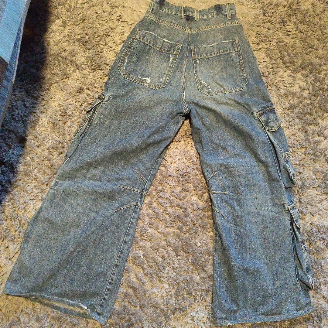 DIESEL デニムブルー カーゴパンツ