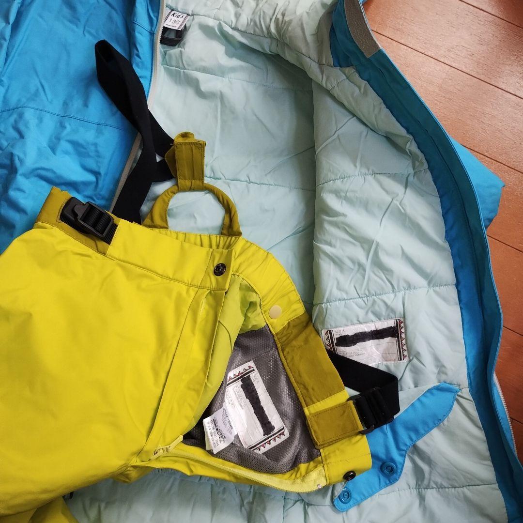 mont-bell 子ども用スキーウェア 上下セット 130サイズ