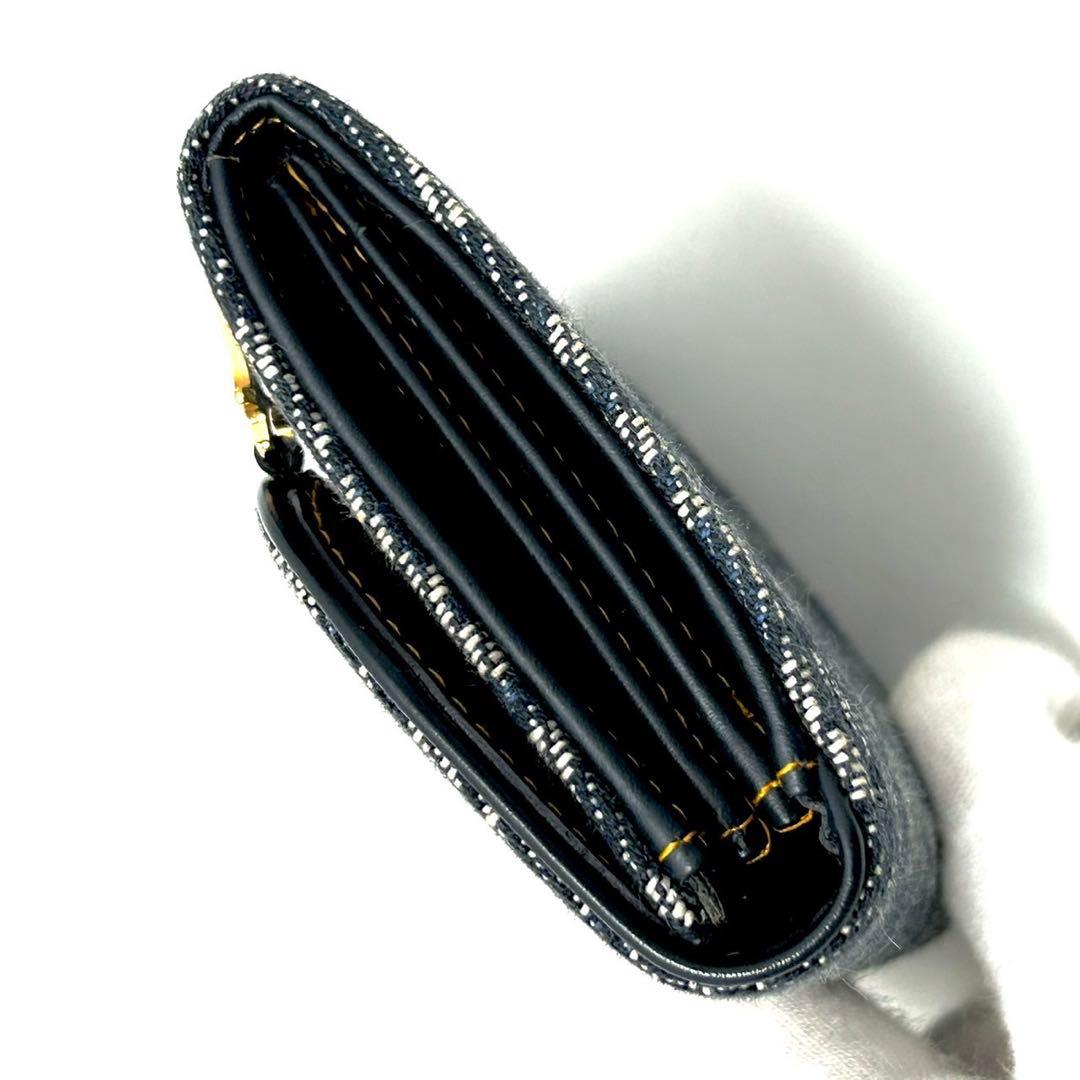 Dior ケース トロッター サドル 折り財布 ミニ財布 ジャガード