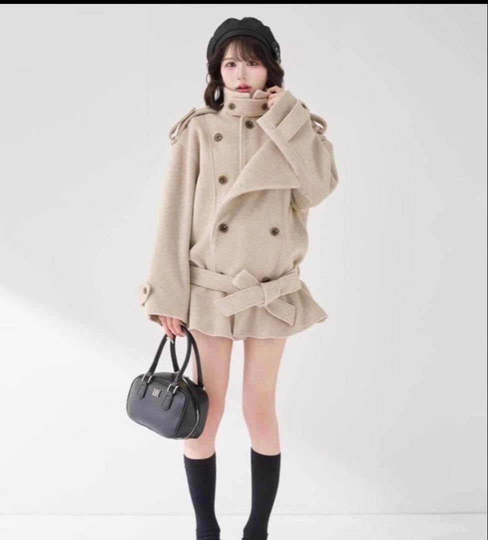 ダーリッチ ドロップショルダージャケットコート Darich