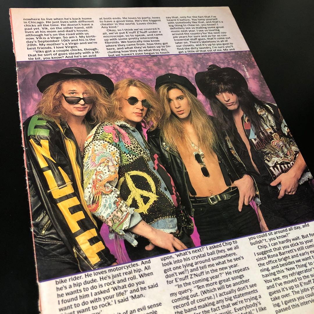 レア切り抜き　イナフ・ズナフ　ENUFF Z'NUFF 17