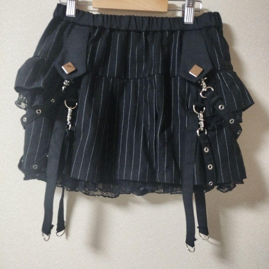 DimMoire ディムモアール サイドフリルミニスカート