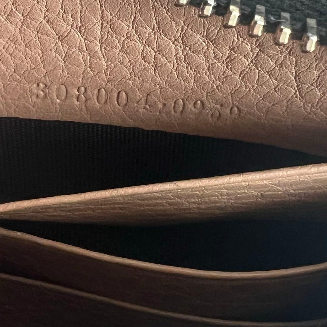 34 美品 GUCCI グッチ SOHO 長財布 ラウンドファスナー