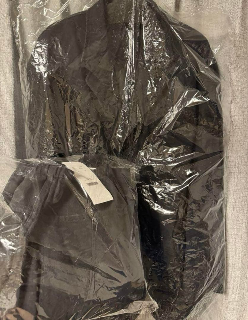 COMOLI ブラックドリルジャケット ブラックドリル テーパードパンツ