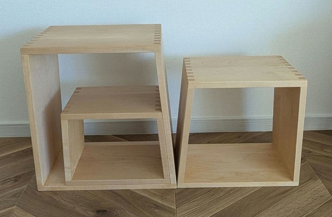 旭川家具 MUKU工芸 ST-03 ネストツール 無垢