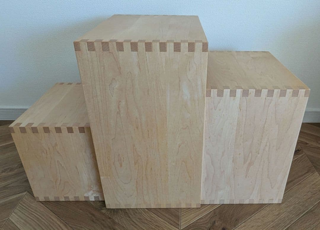 旭川家具 MUKU工芸 ST-03 ネストツール 無垢