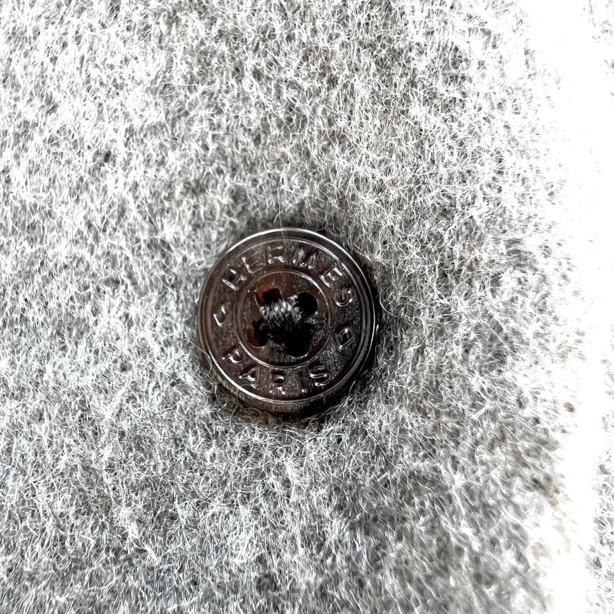 極美品★HERMES★カシミヤダブルフェイス★ステッチ★ジャケット