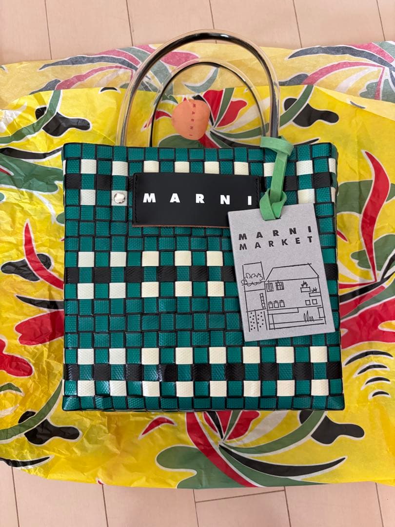 お値下げ MARNI カゴバッグ 美品 正規品