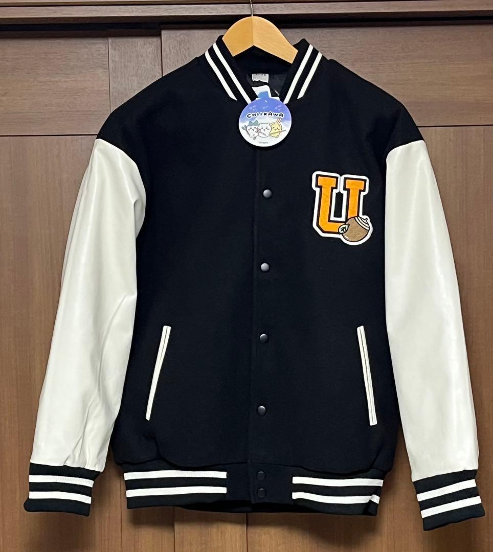 Chikawa スタジャン 黒と白　アベイルコラボ