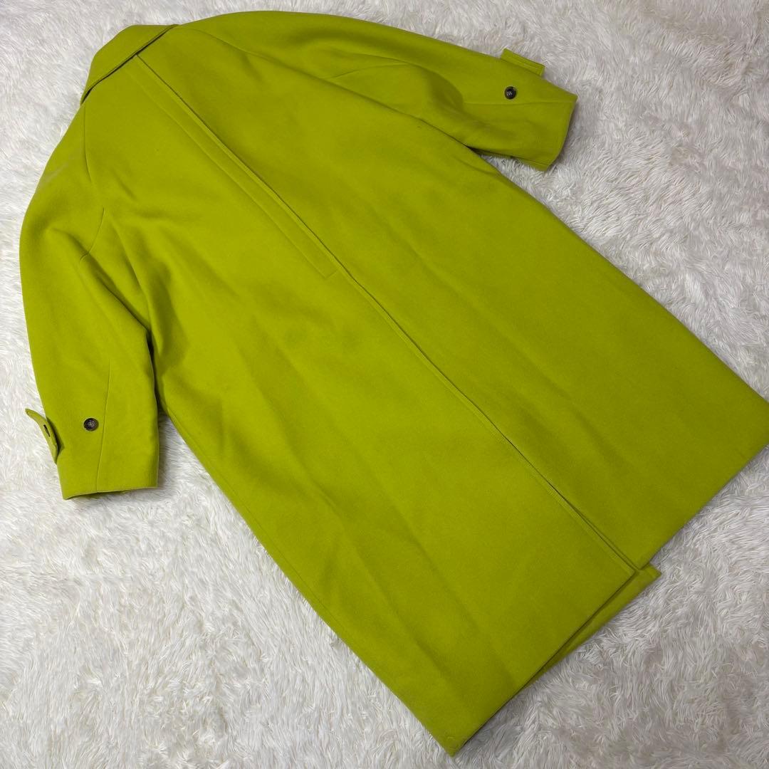 め*リ様 メゾンスペシャル　オーバーサイズ　チェスターコート　ダブル　黄緑　38