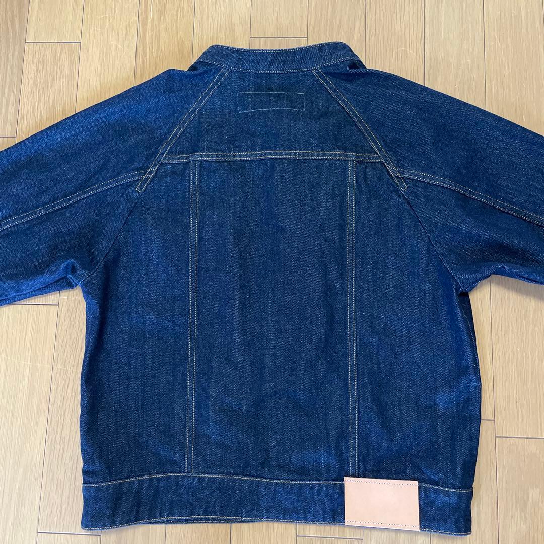 美品 si-si-si comfort／スタンドカラー デニムジャケット