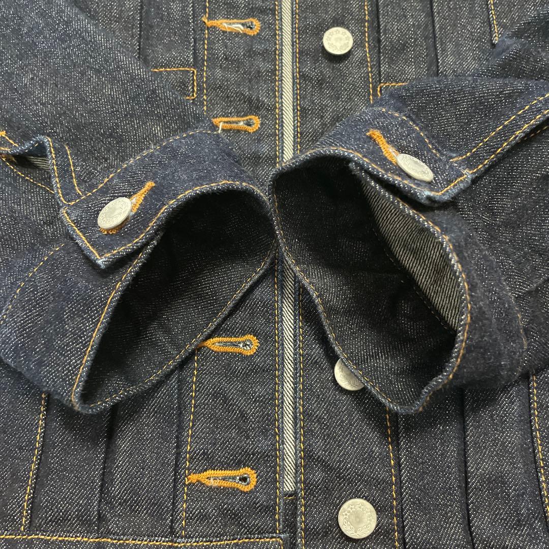 美品 si-si-si comfort／スタンドカラー デニムジャケット